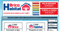 Desktop Screenshot of brico-habitat.com