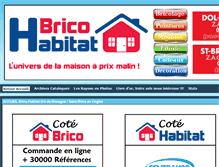 Tablet Screenshot of brico-habitat.com